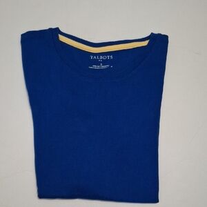 Talbots Royal Blue Short Sleeve Tee